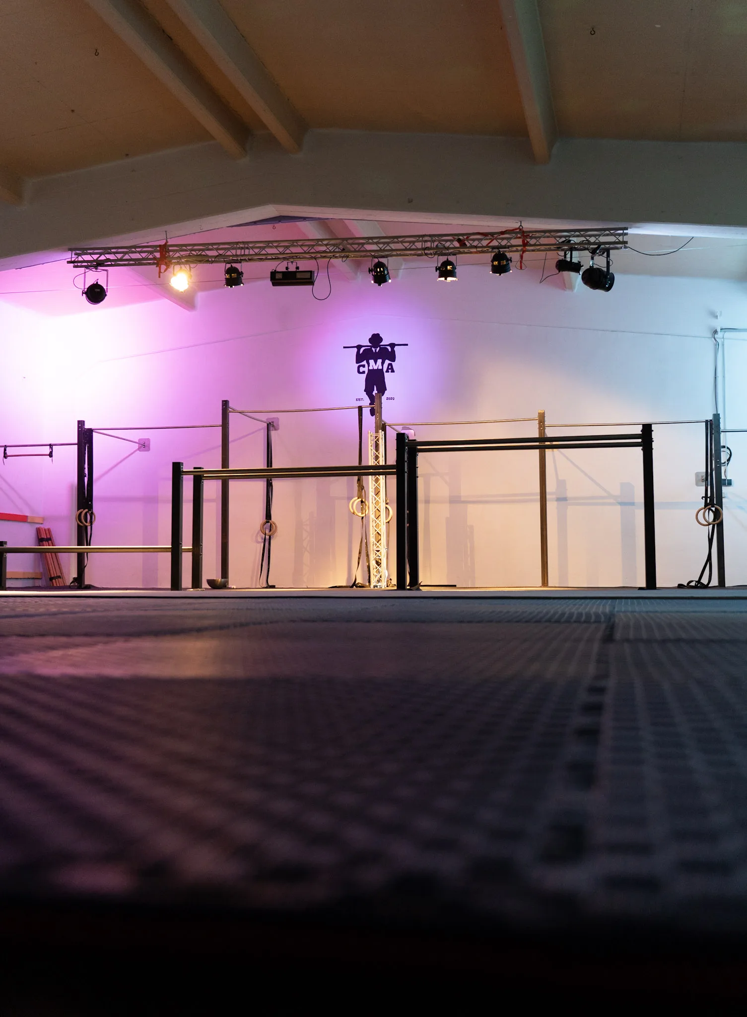 Einblick in die Halle