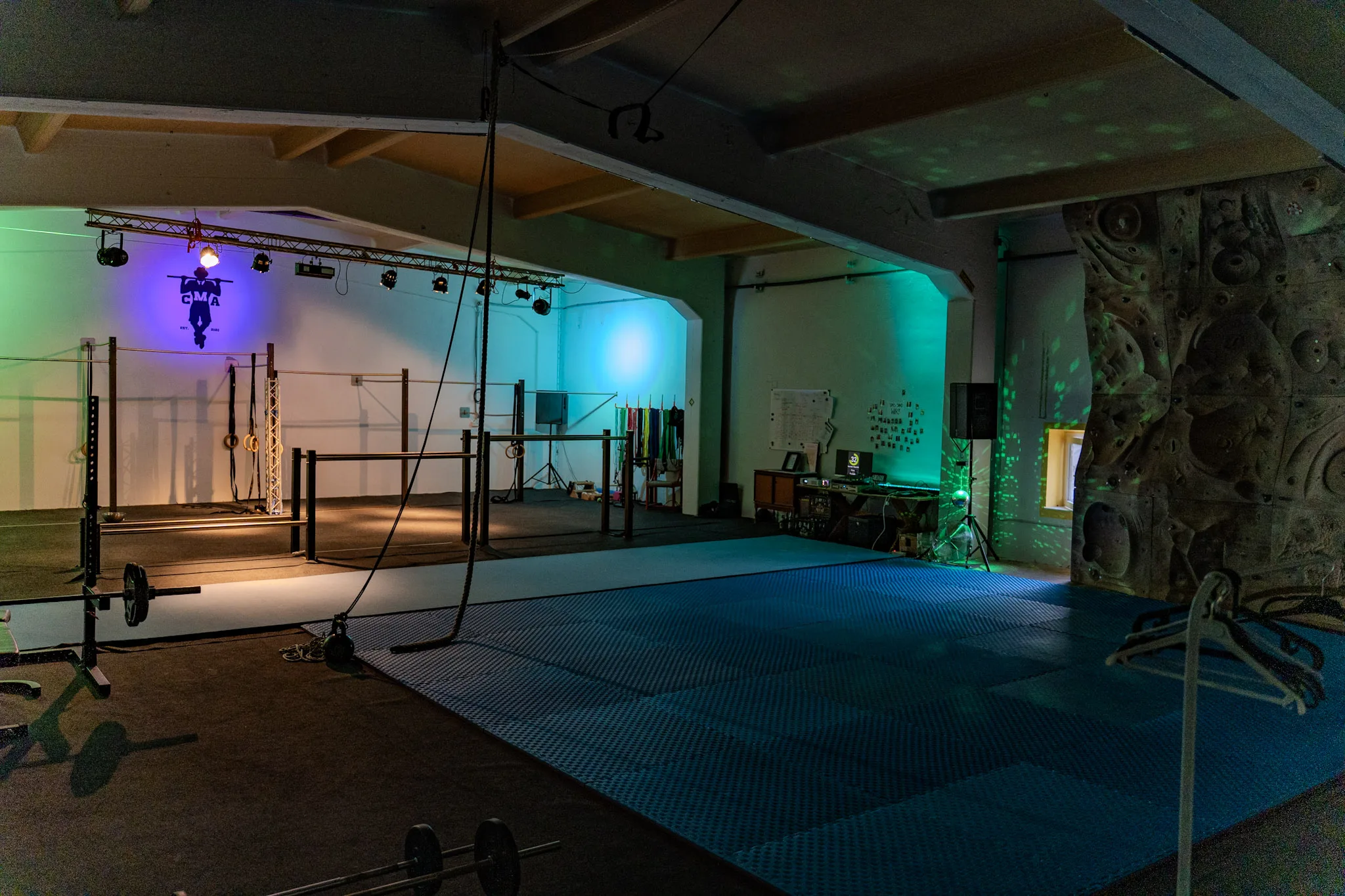 Einblick in die Halle